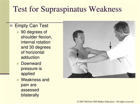 supraspinatus tear tests|shoulder supraspinatus test.